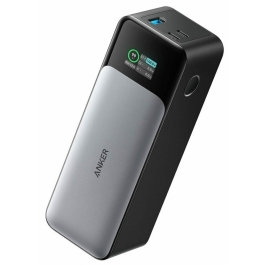 Baterie externa Anker 737 24.000 mAh, 140W, GaN Prime, Smart Digital Display, 2x USB-C, USB-A, PowerDelivery 3.1, Negru/Gri