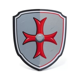 Figurina Papo scutul crucea malteza