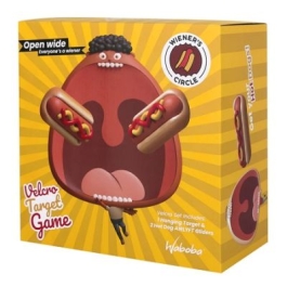 Joc aruncare la tinta cu Hot Dog zburator Waboba Wieners Circle Game