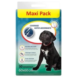 4Dog Covorase absorbante Maxi 60x60 cm, 30 buc