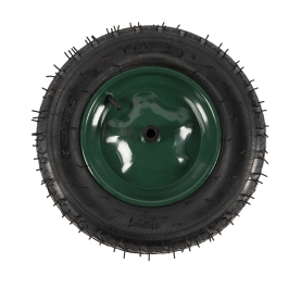 Roata verde 350-8 pentru ax mic (camera) 