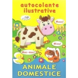 Animale domestice. Autocolante ilustrative