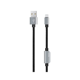 Cablu adaptor Benks D20 Lightning audio 1.2m Gri