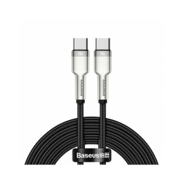 Cablu Baseus Cafule Series Metal USB-C la USB-C, 100W, 2m