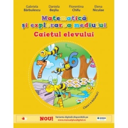 Matematică și explorarea mediului - caietul elevului pentru clasa I, partea I ( contine ed. digitala)