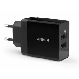 Incarcator de retea Anker PowerPort 24W 2 porturi USB PowerIQ Negru