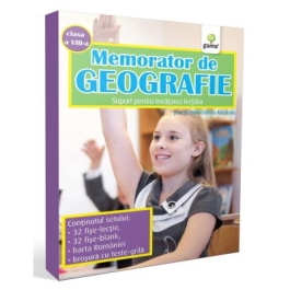Memorator de geografie. Clasa a VIII-a. Suport pentru invatarea lectiilor - Elena-Simona Albastroiu