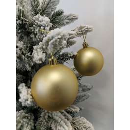 Set 16 globuri auriu 7 cm