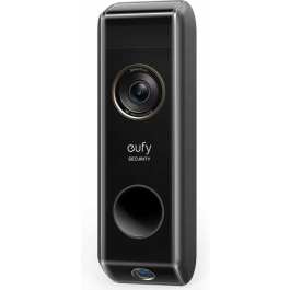 Sonerie video eufy Wireless Dual Camera Add-On, 2K HD, autonomie 6 luni, Negru