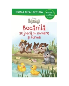 Disney Iepurasi. Bocanila se joaca cu numere si forme Nivelul 2 Carte cu despartiri in silabe